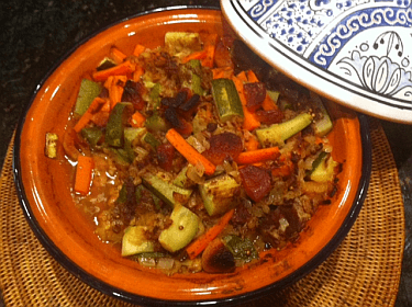Chicken Tagine with Carrots and Zucchinis